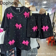 SET PINK BOW WITH STONE (S491) BIGSIZE YEN NGOC 55-90kg