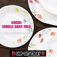 HOT! (LOOSE) CORELLE DAISY FIELD DINNER SET (DINNER/LUNCHEON/BREAD/NOODLE/OVAL PLATE) CUP SAUCER / MUG / PINGGAN KACA