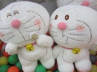 日版預購 日本2016冬季限定景品 白色小叮噹大型布偶 多啦A夢娃娃 40公分 笑臉款 噘嘴款 Doraemon