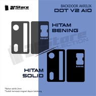 PANEL BACKDOOR AKRILIK PULSE DOT V2 AIO HITAM