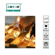 20粒3米LED鈴鐺聖誕燈串——生日/節日裝飾燈（電池款可閃爍）-3142