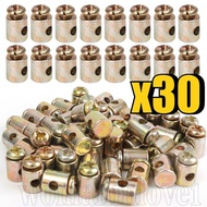 Metal Throttle Cable Clamps - Throttle Cable Stop Bolt Pin - Steel Wire Rope Fixing Buckles - E-Bike