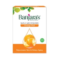 Banjara's Natural Orange Peel Skin Care Powder Rejuvenates Skin & Delays Aging 100gm