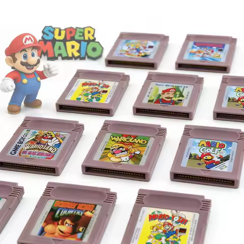 GBC 16 Bit Game Video Game Cartridge Console16 Bit Game Card Wario Land Donkey Kong Wario Land 2 Yos