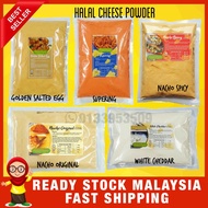 Halal Cheezy Cheese Powder Supering Nachos Golden Salted Egg White Cheddar Serbuk Cheese