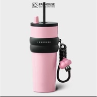 (BBS) Fan House thermos water bottle, solid color 710ml
