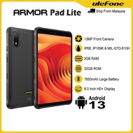 Ulefone Armor Pad Lite 6GB(3GB+3GB RAM )+ 32GB ROM  Rugged Tablet IP68/IP69K  Android Tablet 13MP Ca