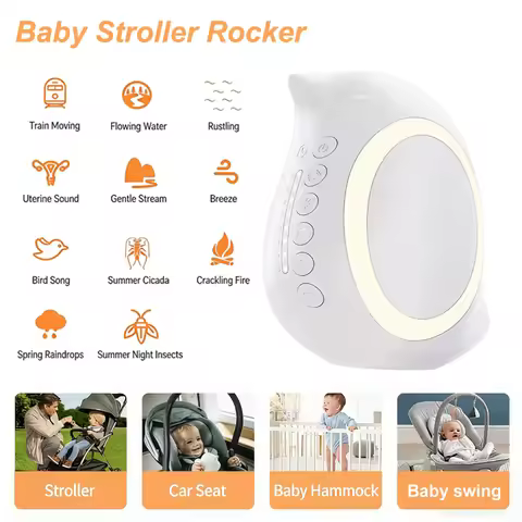 Baby Stroller Rocker Portable Baby Bouncer Can Play Lullabies To Help Babies Fall Asleep Babies Slee