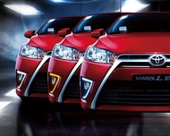 Mastersat TOYOTA Yaris รุ่นปี 2014-16  ไฟ Led Day light+ไฟเลี้ยว ในกันชนหน้า ตรงรุ่น ผลิตจากวัสดุ AB