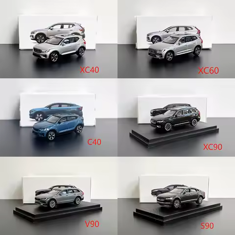 Original 1:64 Scale C40 XC40 XC60 V90 S90 XC90 Alloy Car Model Adult Classic Collection Souvenir Dis