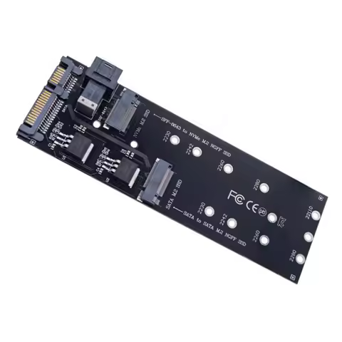 22Pin SATA M.2 SSD Adapter SFF-8643 to NVMe M.2 NGFF SSD to SATA 7PIN interface SAS NVME PCIe SSD SA