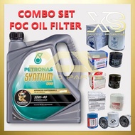 Petronas Syntium 800 10W40 10W-40 Semi Synthetic SN/CF Engine Oil 4L + Oil Filter PROTON TOYOTA PERODUA NISSAN HONDA KIA