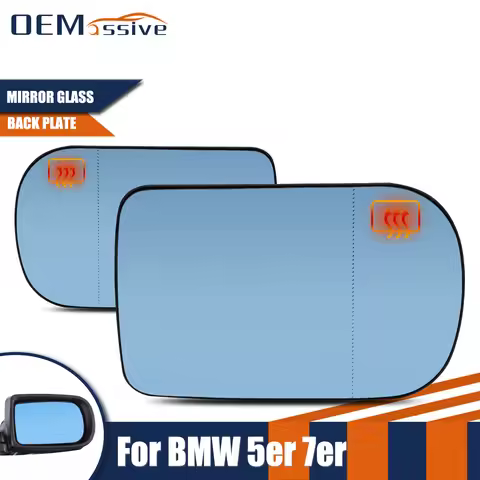 For BMW 5 Series E39 2000 - 2003 Facelift 7 E38 1995 - 2001 Driver Passenger Door Side Wing Mirror G