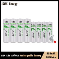 GOX 1.2V 900mAh AAA OR 2450 AA NI-MH Rechargeable Battery