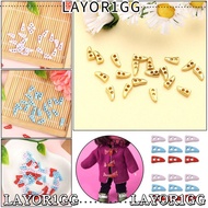 LAYOR1GG 20pcs Mini Horn Button Candy Color Coat Sewing Accessories Handmade 1/6 Dolls Buttons