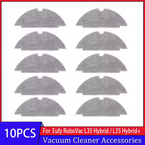 For eufy RoboVac Replacement Mopping Cloths RoboVac L35 Hybrid/L35 Hybrid+/LR30 Hybrid+ Accessory