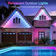 🔥SG Hot selling🔥Smart Waterproof Eaves Light WIFI Bluetooth APP Graffiti Eaves Light Festival Decora
