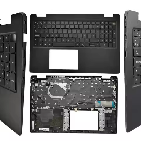 (3PCS) New For Dell Latitude 3520 E3520 Palmrest with Backlit Spanish Keyboard (Non-Backlit) 0DJP76 