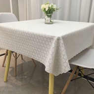 Square Table Cloth PVC Oil-proof and Anti-scalding Table Cloth Waterproof and Non-slip Square Coffee