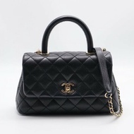 CHANEL Coco handle - 小號黑金30開