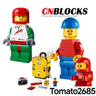 Copy DIY Up-Scaled Minifigure 40767 | 40649 | 40819 | 40817 Buidling Blocks Kids Toys Gifts Tomato26