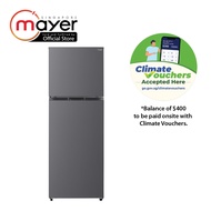 [Climate Voucher $400] Mayer 2-Door Free Top Mount Freezer Fridge MMFT350MG/ MMFT400MG/ MMFT450MG