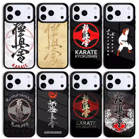 Oyama Kyokushin Karate Mobile Phone Case for IPhone 17 AIR 16pro Max 15 14 13 12 11 Bumper Cover