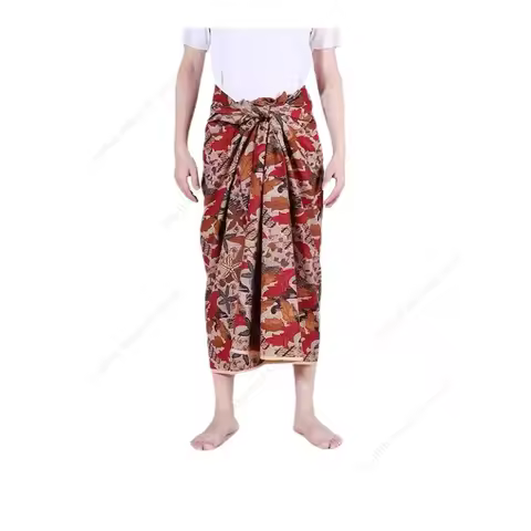 Southeast Traditional Clothing Sarong Men Women Myanmar Longyi Tamane Skirt Thailand Thai Sinh Malay