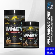 Anabolic Whey with Creatine and GH by NPL (4lbs / 2lbs) - Whey Protein, Complete Whey