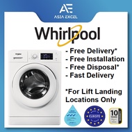 WHIRLPOOL FWG91284W 9KG FRESHCARE+ FRONT LOAD WASHING MACHINE