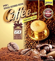 Pmw - Grade A Quality - Fresh - Roasted Coffee Beans Powder - Arabica & Robusta - No Chicory Added -