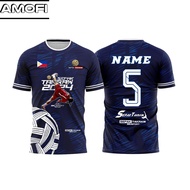 【 Free Customization Name 】 2026 Outdoor Sports Men's and Women's Sepak Takraw Training Shirt Sepak 