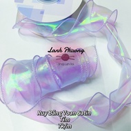 Satin Chiffon Ribbon 4cm (3 meters)