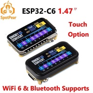 Waveshare ESP32-C6 1.47inch Touch LCD TouchScreen Display Development Board IPS Supports WiFi 6 & Bl
