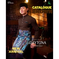 ELRAH EXCLUSIVE 2026 BAJU MELAYU DAYTONA BROWN CATALOGUE  Slim Fit Clothing Button