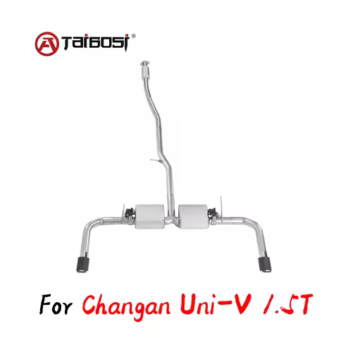For Changan Auto Uni-V Uni V 1.5T Car Downpipe Catback Exhaust System Pipe Taibosi Performance Elect