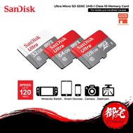 【8.8 SALE】SanDisk Ultra Class 10 Ultra A1 Micro SD SDXC UHS-I Class 10 Memory Card (64GB/128GB/256GB