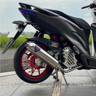 Standard Racing Exhaust Bass Cool Pipe 26 to 28mm Full Stainless Original Pavta Nmax Aerox Pcx Vario