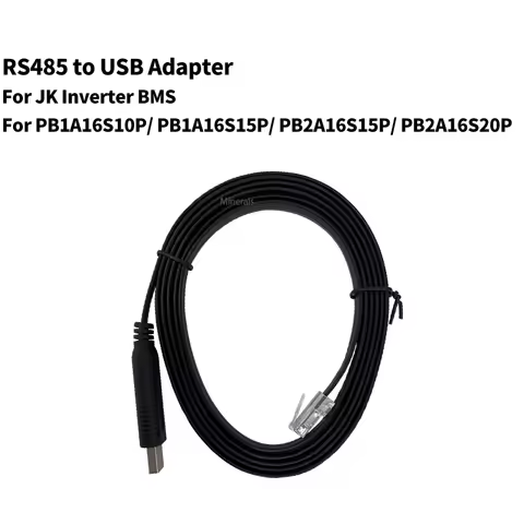 NEW JK RS485 to USB Adapter For BP1A16S10P BP1A16S15P BP2A16S15P BP2A16S20P Inverter BMS Jikong
