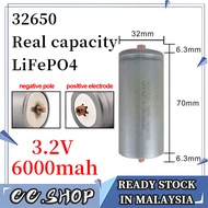 lifepo4 LFP 32650 6000mAh 3.2V Lithium Iron Phosphate high drain Rechargeable Battery with Screw sol