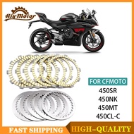 Motorcycle Friction Clutch Plates Steel Discs For CFMOTO CF450SR 450SR 450MT 450NK 450CL-C CF450 CF4