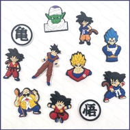 Dragon Ball Anime Shoes Charms Pins Jibbitz Son Goku Bulma DIY Cartoon Blade Shoes Decorations