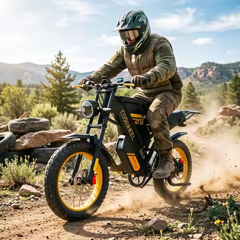 Electric Mountian Bike GT20 Max Electric Bike for Adult 2000W 60V Off-Road Motorcycle Dual Motors E-