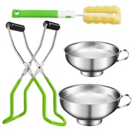 1 Set Premium Canning Kit Durable Healthy Canning Funnel Jar Lifter Brush Set