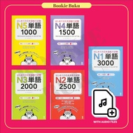 Bookie Buku JLPT Essential Japanese Vocabulary N5-N1 Japanese Language Japanese Book