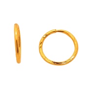 TAKA Jewellery 999 Pure Gold Earrings Hoop