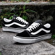 VANS SKATE OLD SKOOL PRO  SKATEBOARDING BLACK WHITE