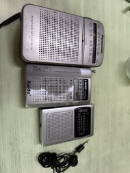 Panasonic RF-P50, Kaide KK-205, JW982 收音機