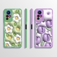 Infinix Zero X Neo Zero X Pro Casing Cover Fashion Tulip Flower Printing Silicon Soft TPU Jelly Phone Case