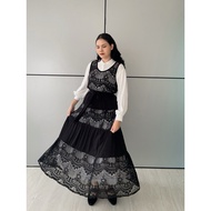 SKIRT & VEST FLORA LACE BYSONIA